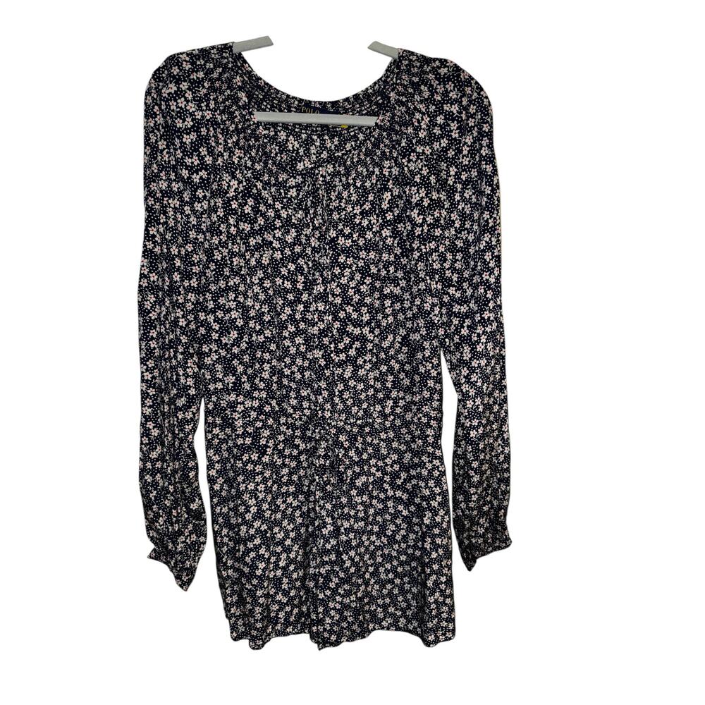 Polo Ralph Lauren Blue Floral Crepe Romper Size 8 NEW Jumpsuit - Picture 5 of 9